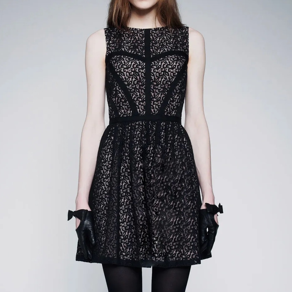 Erin Fetherston Lace Overlay Dress